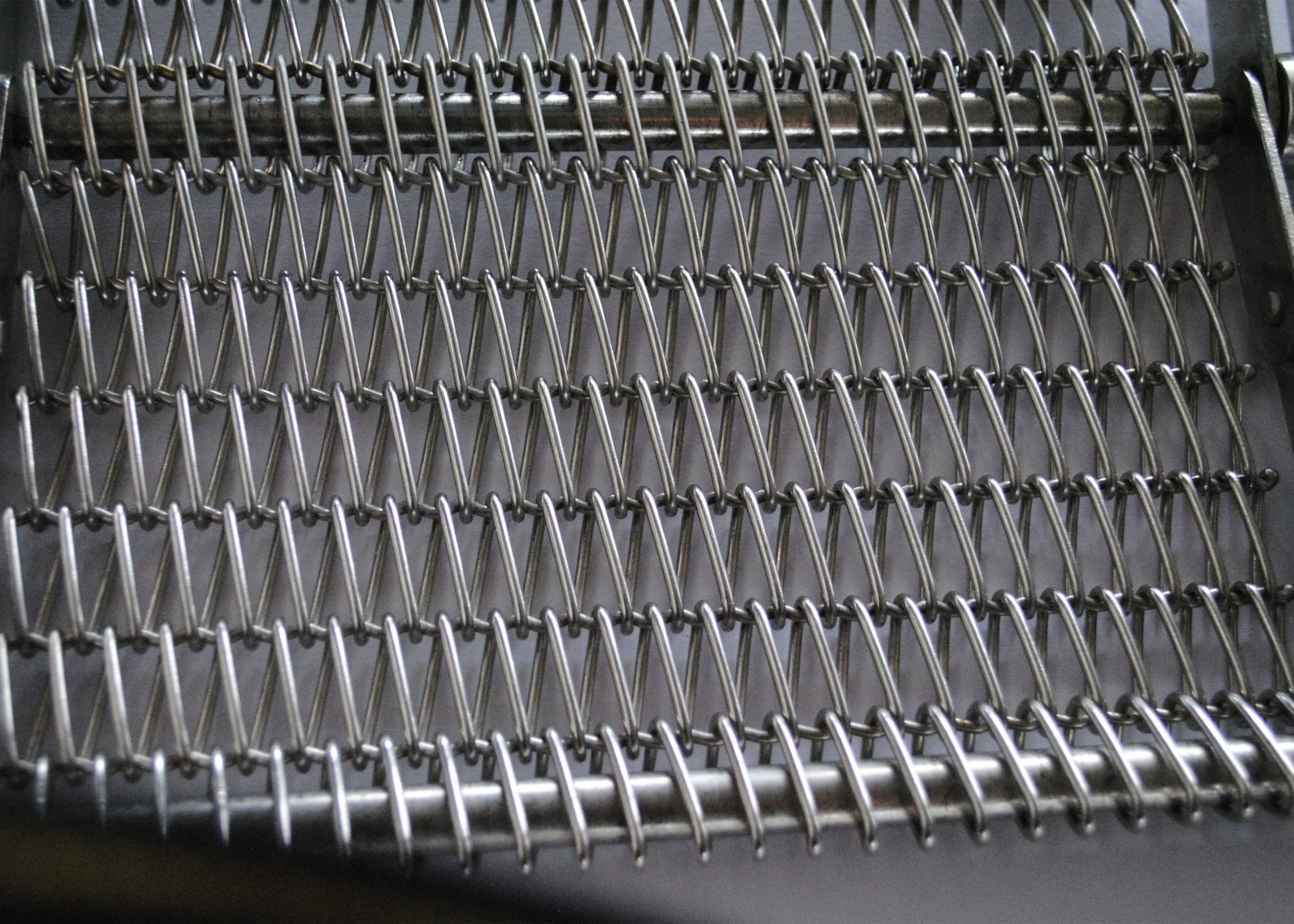 Universal Weave Metal Mesh Belt Fda Hole Customized