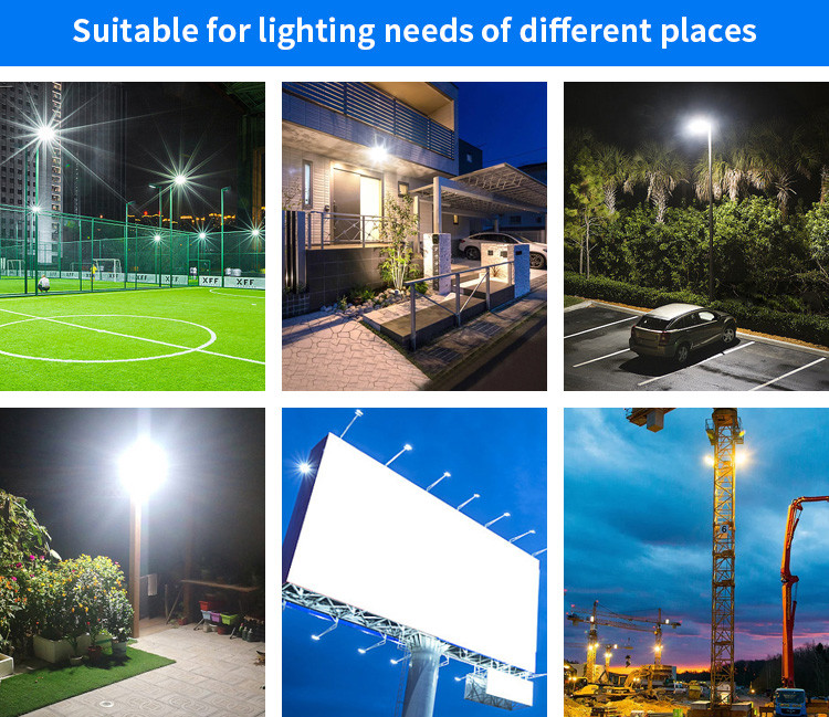 25watt 40watt 60watt 100watt Solar Powered Flood Lights Integrated Outdoor Flood Lamp