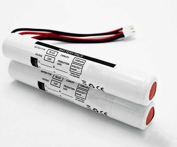 NiCd Sc1200mah 3.6 Volt Battery Stick Type For Emergency Lighting