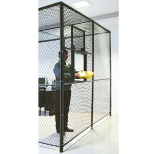 Sliding Service Security Wire Mesh Window Guard , Wire Mesh Security Panels For