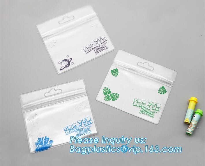 Plastic Bag OEM Custom PVC Loop Handle Image Printed Plastic Shopping Bag,Promotional Clear Waterproof Plastic Cosmetic