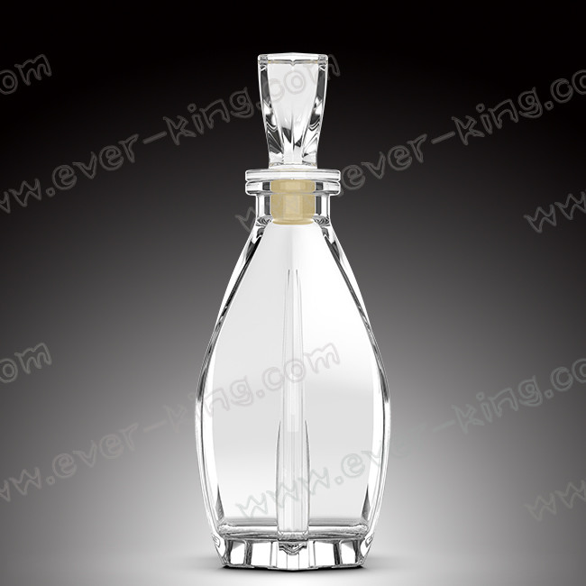 SGS Cork Cap Empty 750ML Tequila Glass Bottle