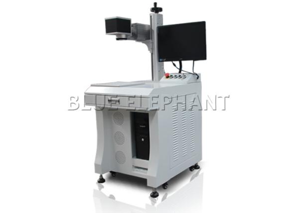 3D Mini Acrylic Fiber Laser Engraving Machine , Portable Metal Laser Printing