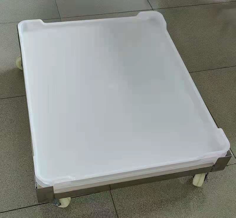 Safe Food Grade PPE Plastic Drying Trays And Trolly Strong Toughness ISO9001