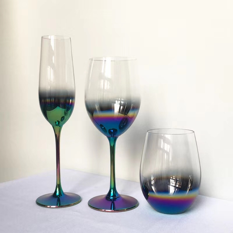 SX-G011 Water Glass Cup Custom Color Whiskey Champagne Drinking Glasses For Wedding Home Decor