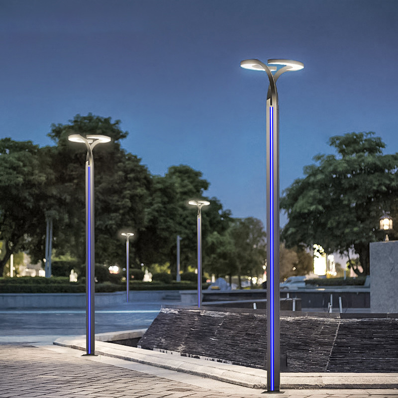 60W AC220V Decorative LED Garden Lights Dustproof For Parking Lot