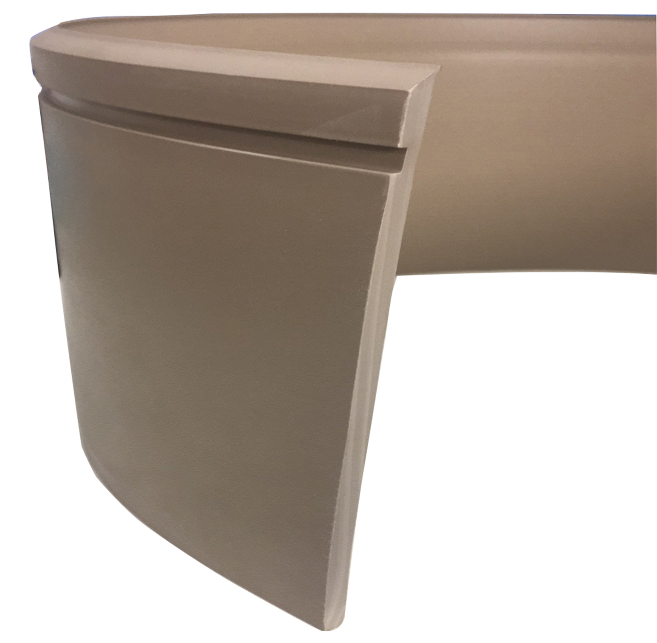 Custom Vinyl Flooring Protection Baseboard PVC Skirting Board Durable Rubber Material