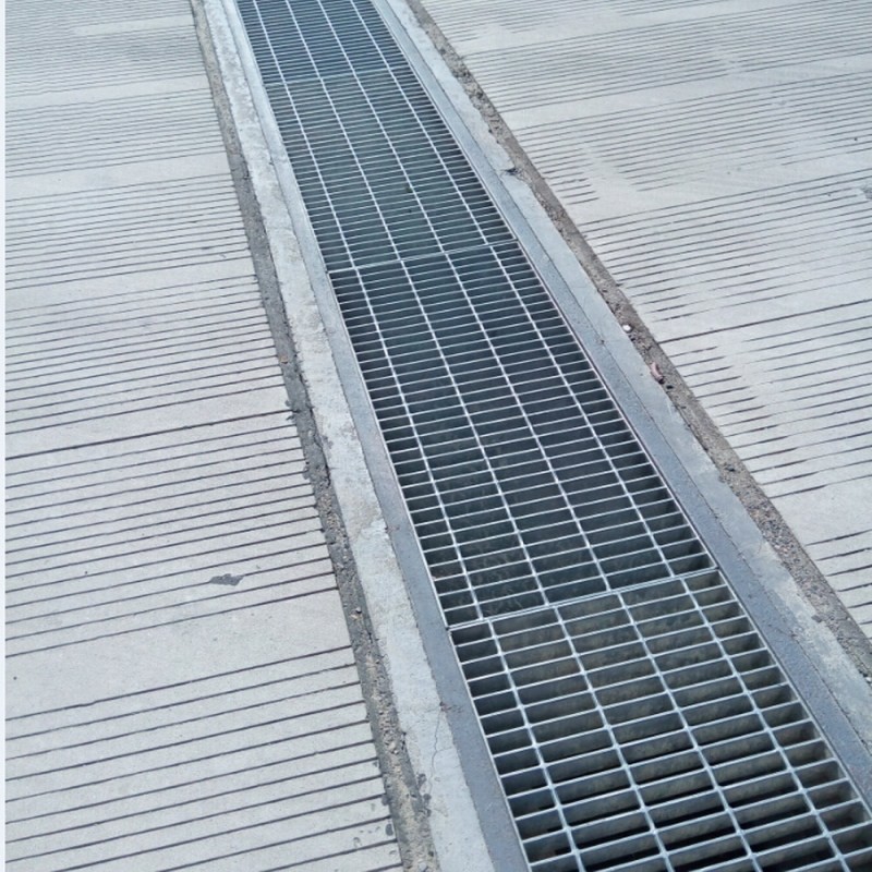 Hot Galvanized Grating Trench Cover For Car Parking