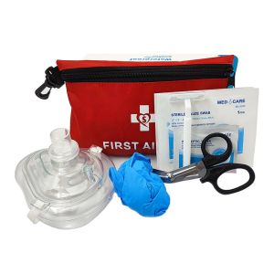 Compact AED Training Kit with Nylon Bag and Key Chain - Class I Instrument with