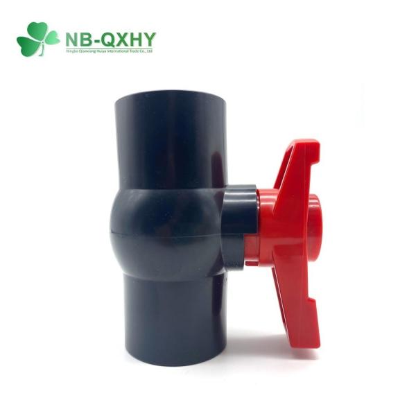 Black PVC Ball Valve for Professional Plastic Valves UPVC CPVC Water Pipe