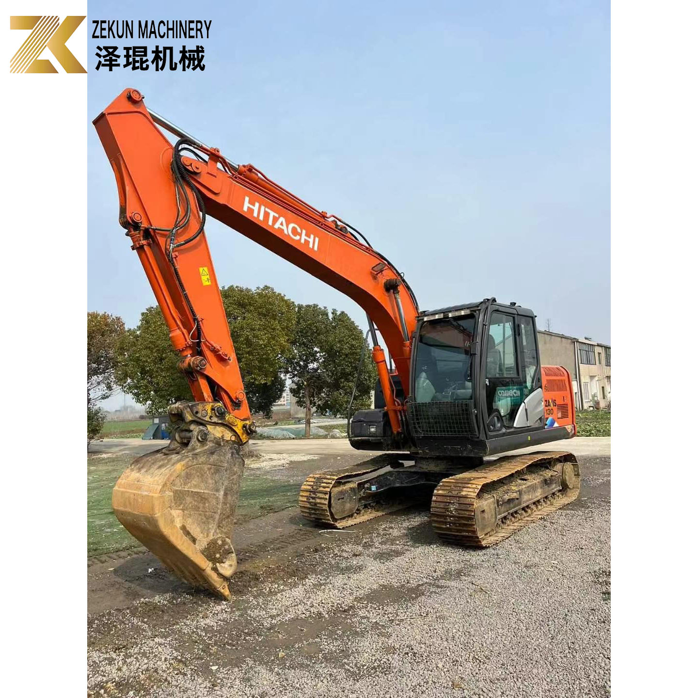 Original Engine Hitachi 130 Excavator Benne ZX 130-5A with and Good Condition