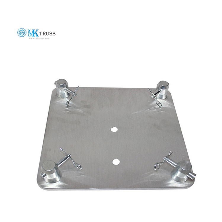 Aluminium Spigot Ladder Truss Base Plate 300*300*8mm Hardness 12-15 degree