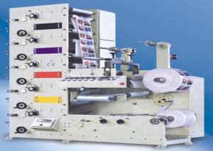 6 Color Paper Cup Flexo Printing Machine With UV Absorber 60m/Min Manufactures