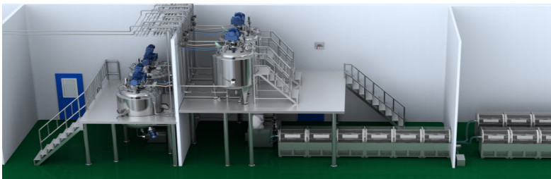 600L gelatin melter SS316L Fully Automatic With Loading Cell