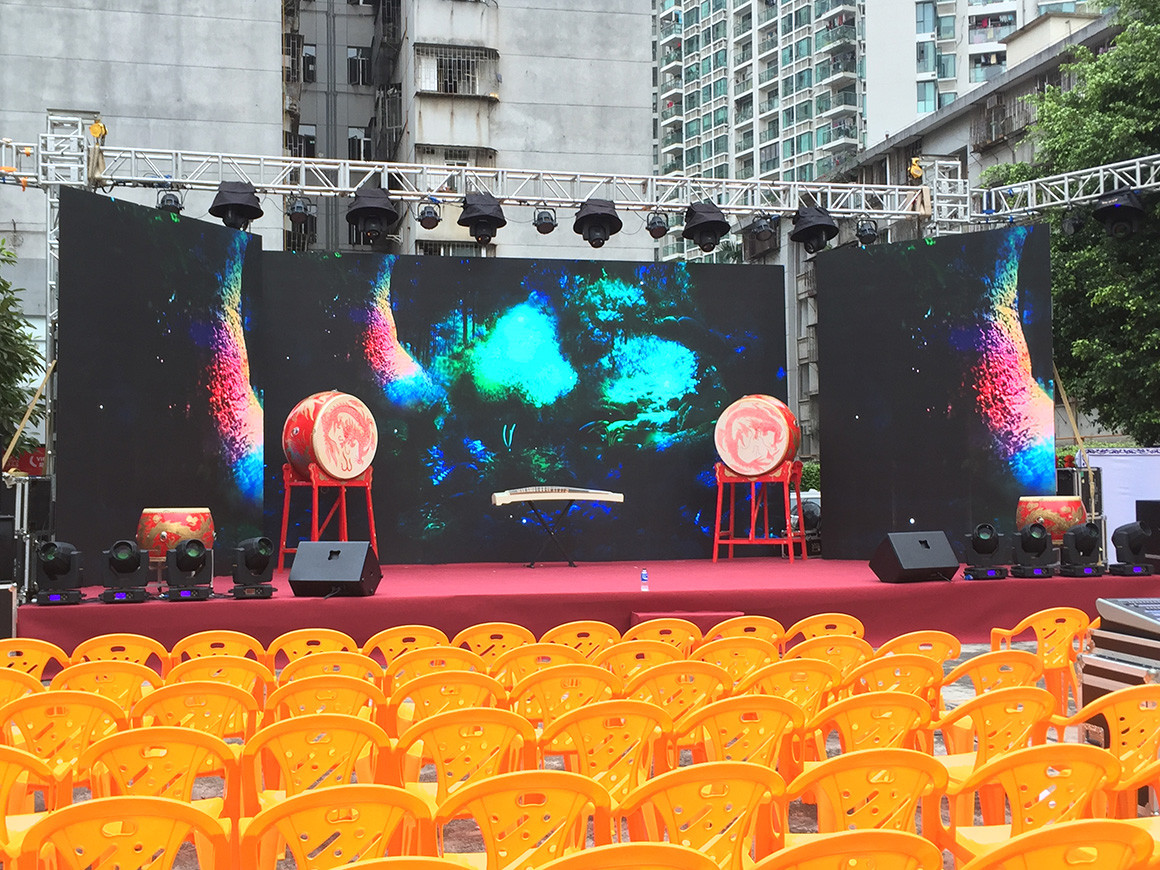 Customized Indoor / Outdoor Rental LED Display Super Wide Viewing For Event