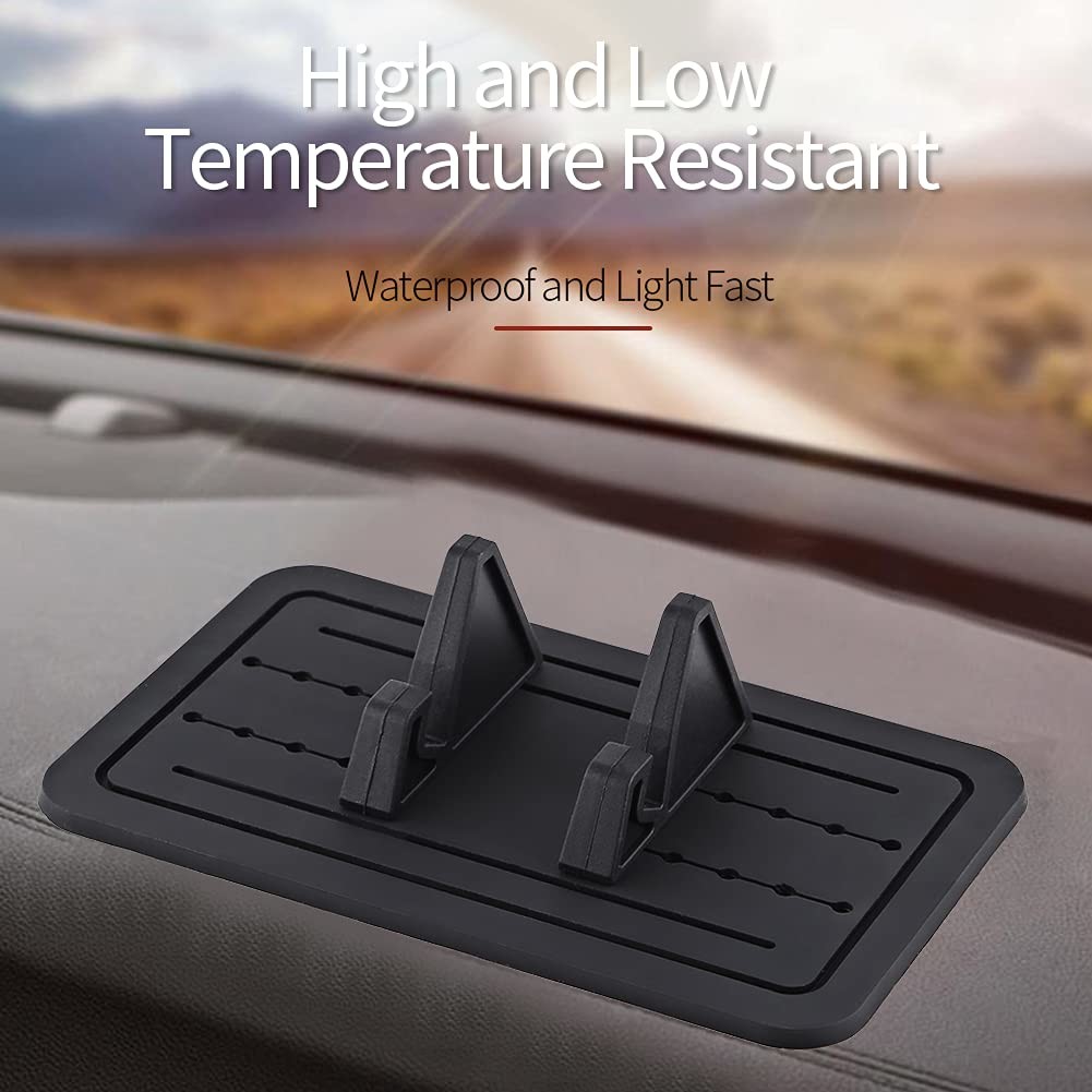 Silicone Car Phone Holder Car Phone Mount Silicone Car Pad Mat For Dashboards Slip Free Desk Phone Stand Holder