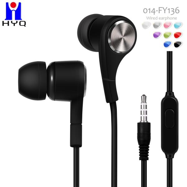 Quality 120CM Plastic Wired Earphone Round Cable Music Listening Calling for sale