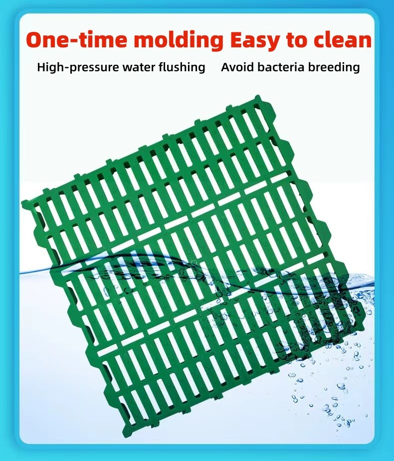 Fully Slat Goat Sheep Plastic Flooring Pure PP Slatted Floor For Pigs