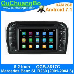 China Ouchuangbo android 7.1 for Mercedes Benz SL R230 (2001-2004.6) Touch Screen Auto audio Player MP4 MP5 USB SD MP3 on sale