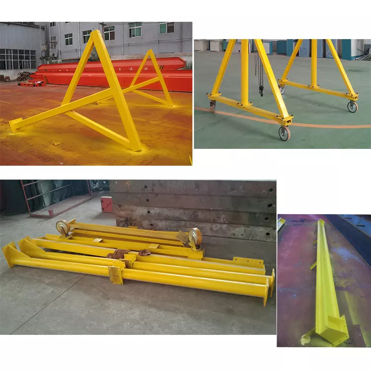 Mobile Type Lifting Height 6M Portable Gantry Crane