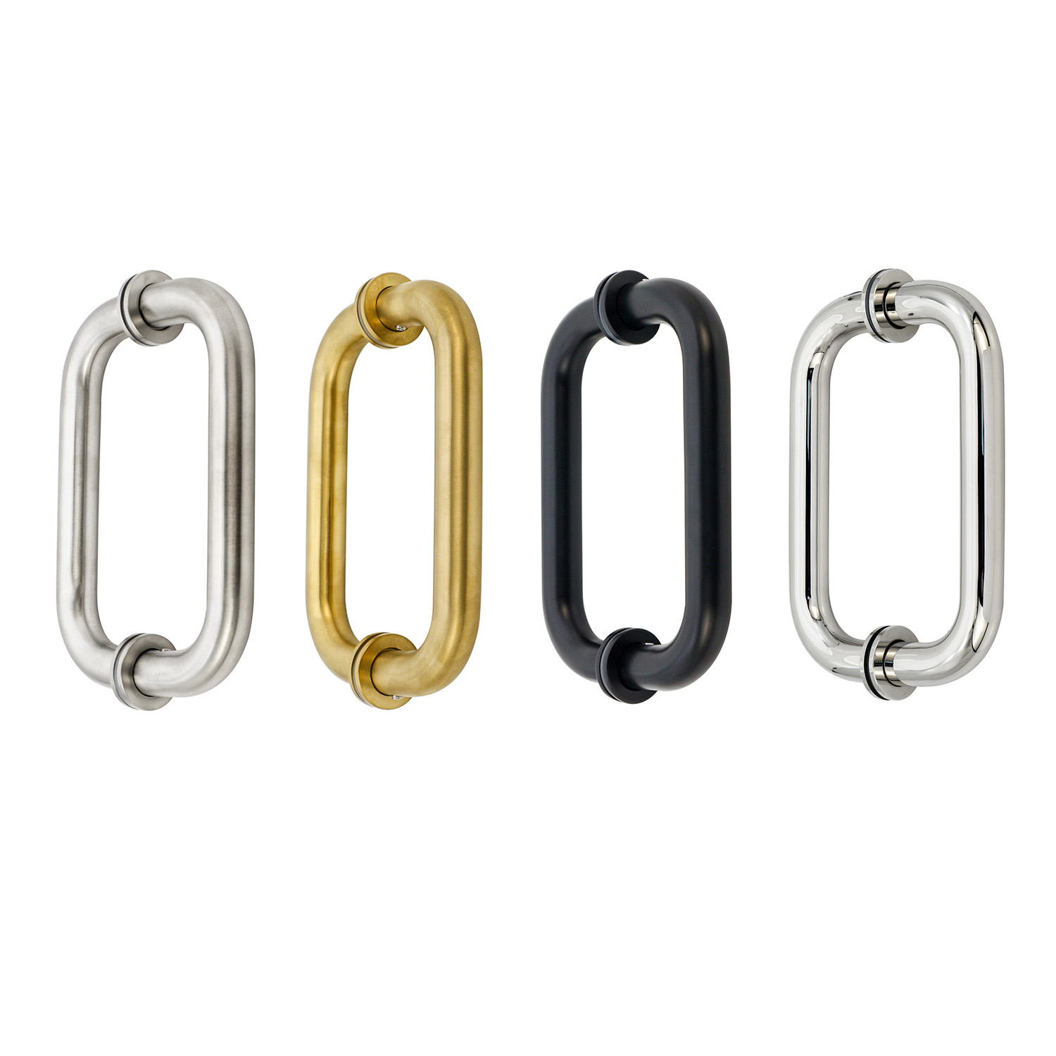 11 Inch Puxadores para Porta de Vidros Stainless Steel Brushed Gold Door Pull Handle