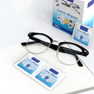 China Customized Packaging 6*12cm Lens Wipes for Eyeglass on sale