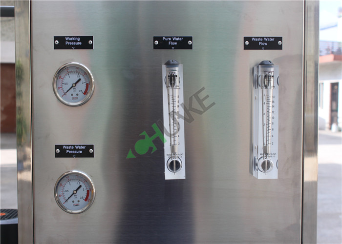 FRP Reverse Osmosis Water Purification Equipment With Sand Carbon Filter