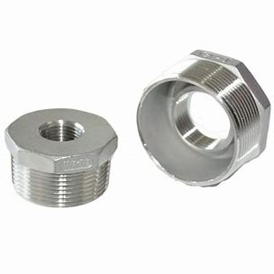 Brass Fittings Bushing Welded UNS70600 NPT Thread Copper Pipe Fittings Bushing Forged Fittings