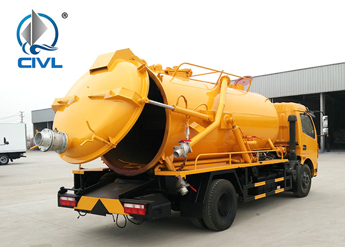 5000L Manure Suction Truck / Fecel Suction Truck / Dongfeng Truck Chassis Engine 110hp/135hp