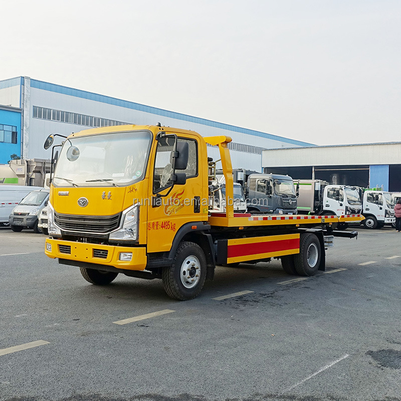Factory Sinotruk Haoman Wrecker Truck Small Mini Light Duty 5 Ton Flatbed Platform Tow Wrecker Truck
