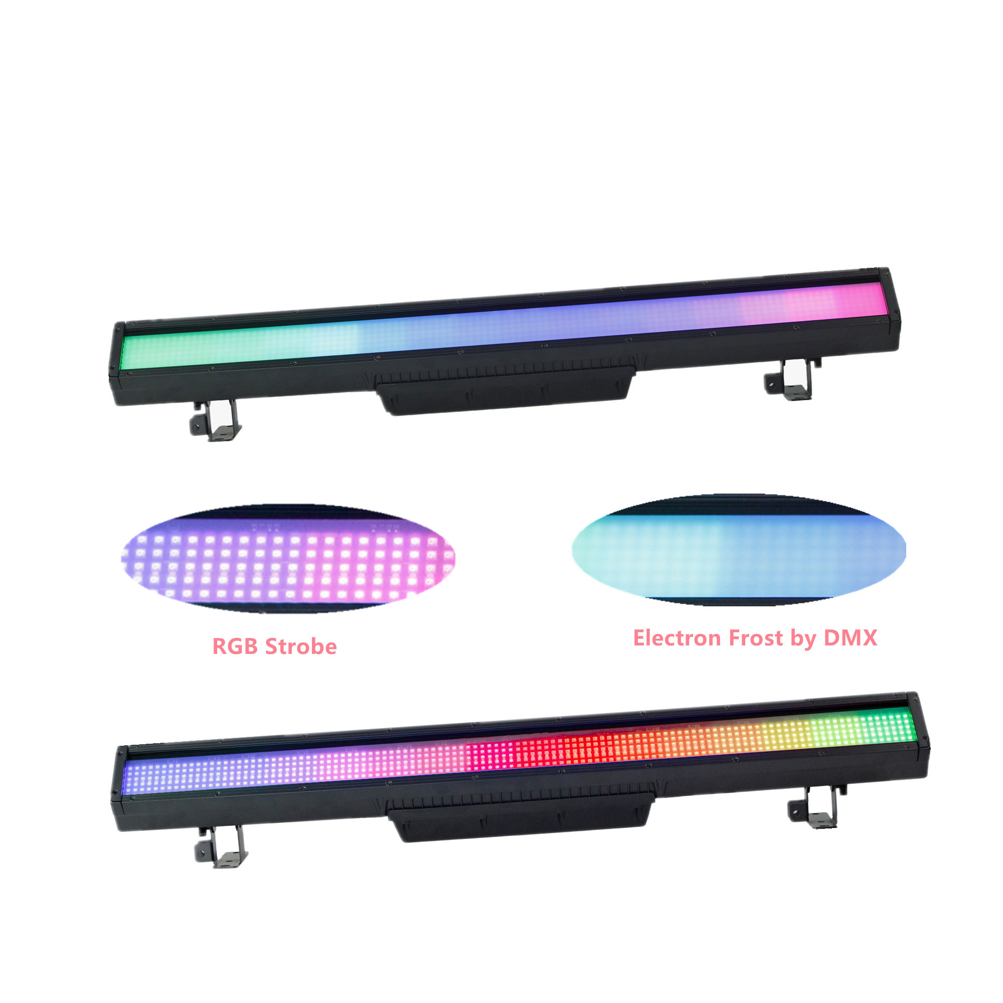 IP65 RGB CW+WW Led Stage Light With DMX Electronic Frost Pixel Wall Washer Dj Lights Bar Led Pixel Control Strobe Light