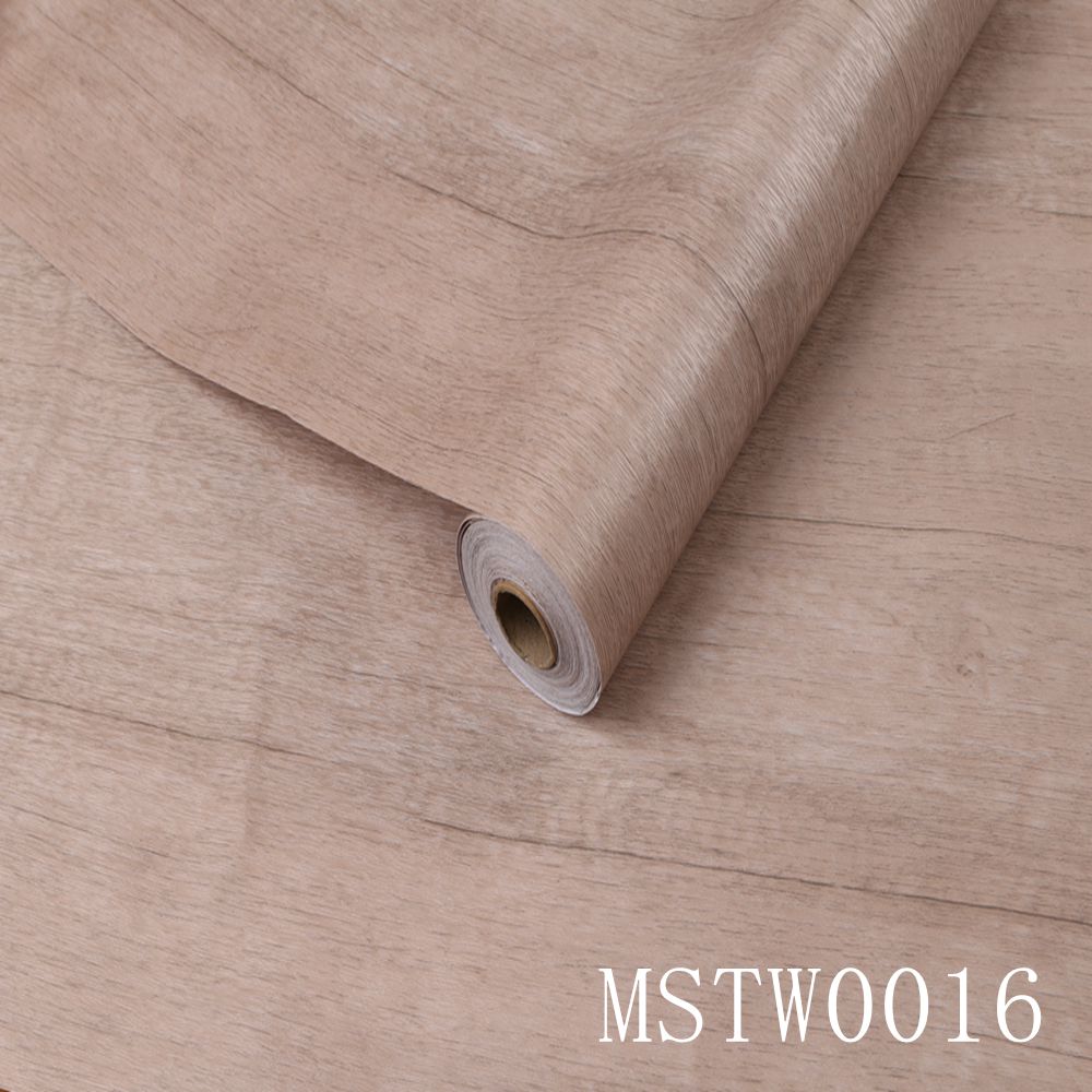 Wood Grain Self-Adhesive PVC Vinyl Wall Panels Modern Style Wallpaper Contact Paper for Door Stickers