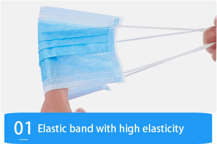 Pediatric Disposable Face Mask 14.5x9cm For Kids