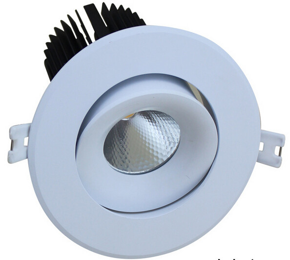 7W 12W 15W LED COB Downlight aluminum recessed down lights Beam Angle 120 degree anenerge CE RoHS FCC