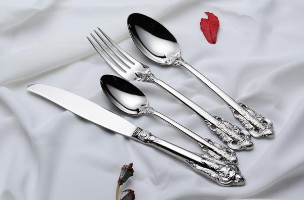China NEWTO NC888 Luxury Royal Stainless Steel Cutlery Set Flatware Set whole