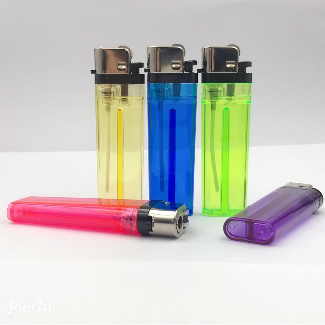 Plastic Lighter Cheap Classic Popular Lighter Smoking Disposable Flint Cigarette Lighter