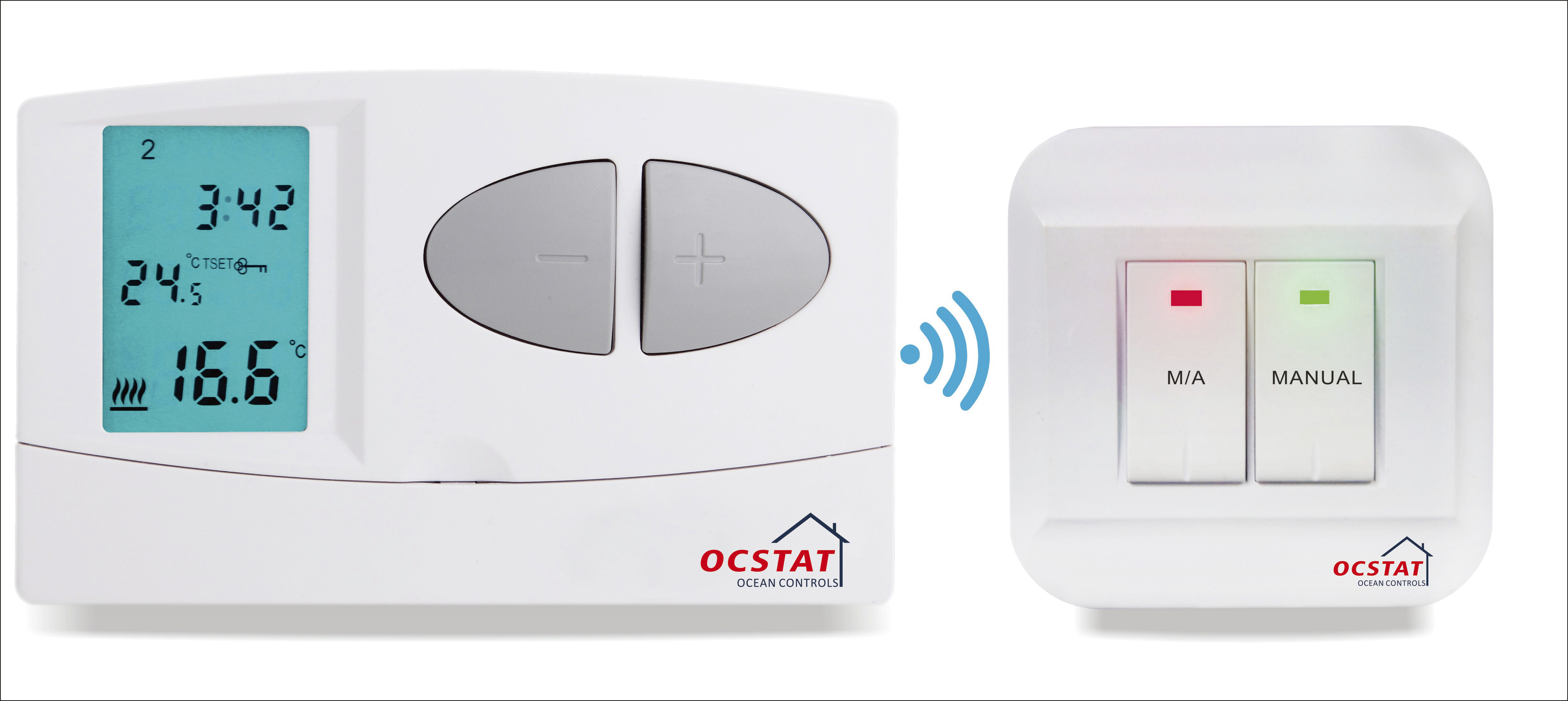 Non - Programmable HVAC Thermostat DC With Temperature Control
