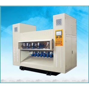 China NC Computer-control Thin Blade Slitter Scorer, Full-automatic Computer Servo control adjustment on sale