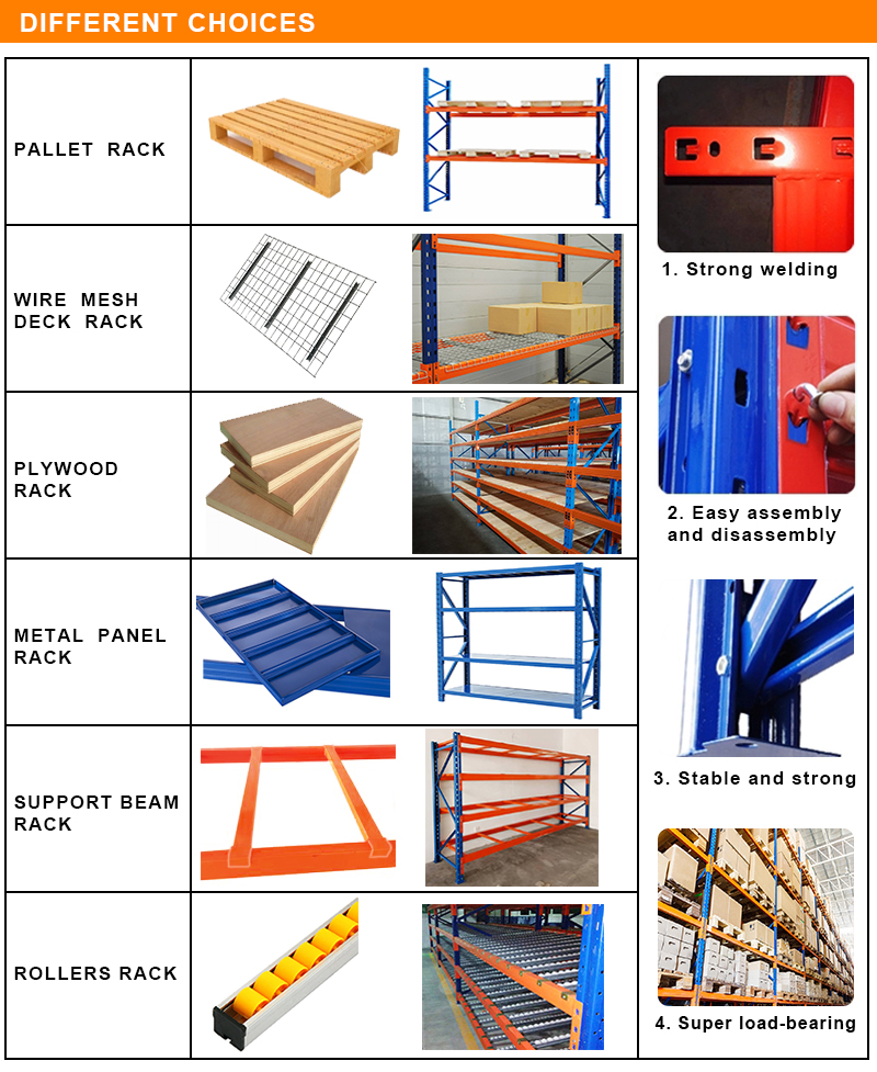 Warehouse Heavy Rack pallet rack stacking folding racks garage racking shelving for racking rack shelf factory shelf