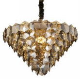 Modern Ceiling Mounted Crystal Chandelier Stylish And Luxurious For Home Decoration