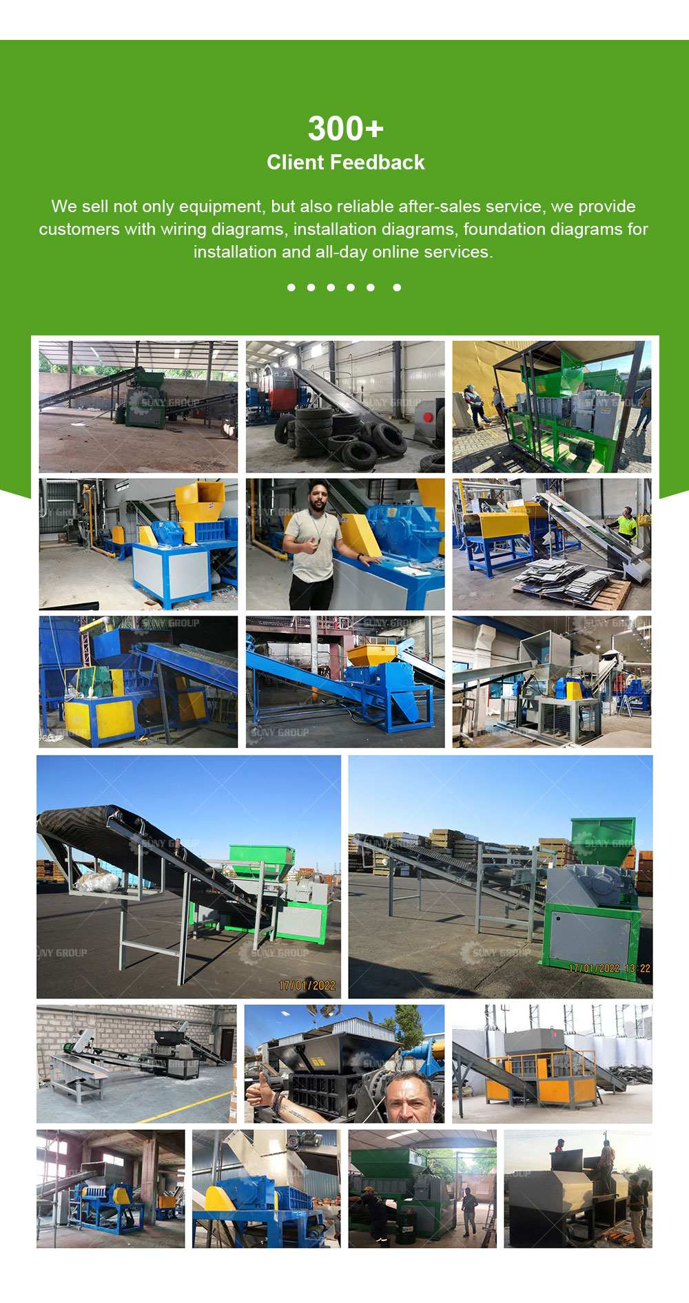 PLC Controlled Metal Sheet Shredder Double Shaft Shredder for Scrap Crushing