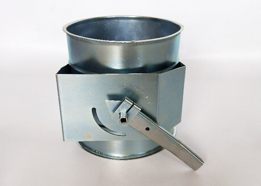 Stainless Steel 125mm Diameter Manual Air Damper For HVAC System