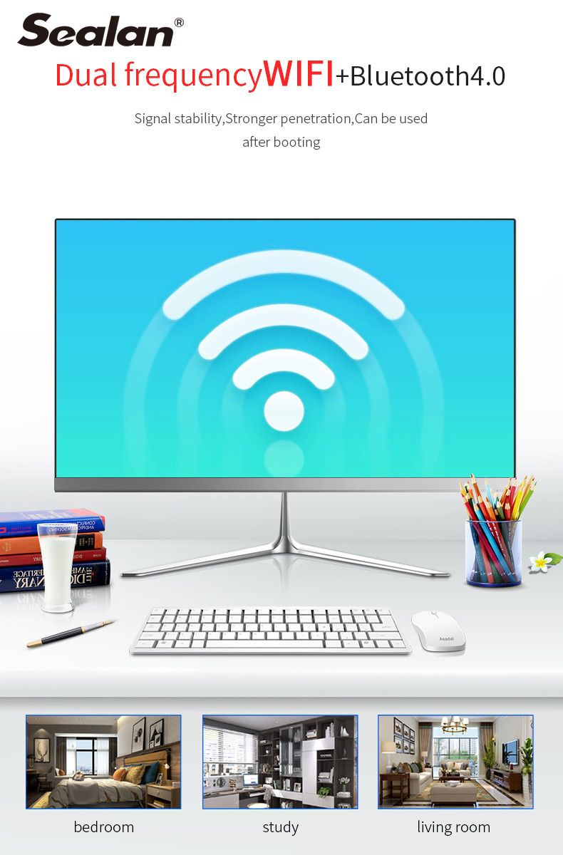 I5 10400 23.8 Inch Aio Desktop Computer Slim Micro Bazel