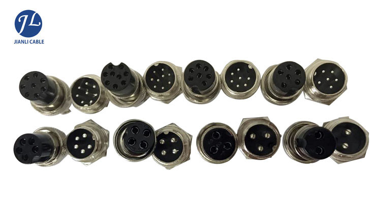 GX16 4Pin Aviation Connector Cable For Vehicle Rear View System