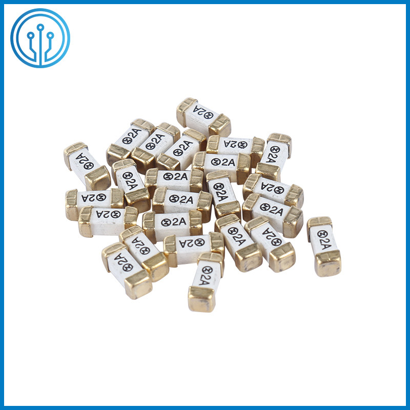  2-SMD Board Mount Square End Block Slow Blow Cartridge Surface Mount Fuse 6.3A 350V Manufactures
