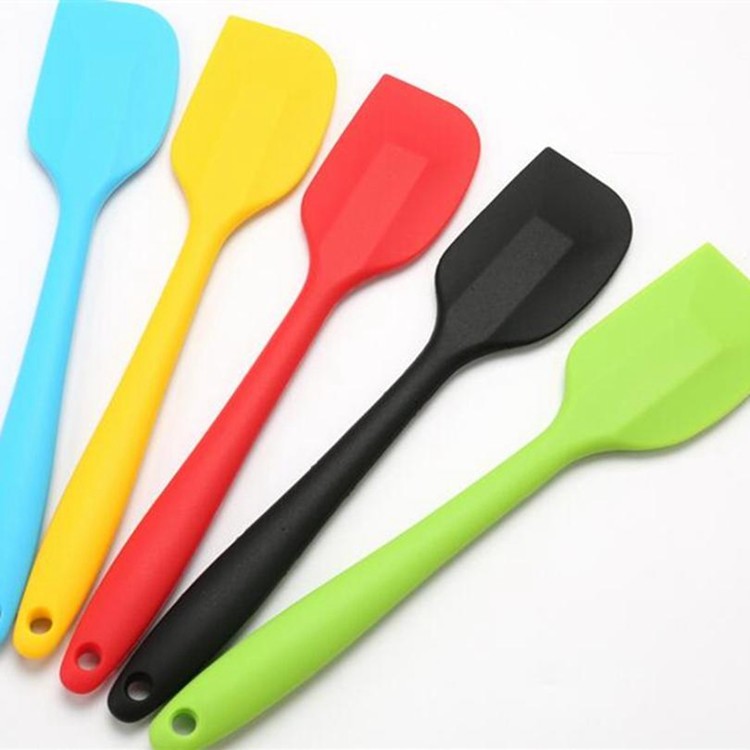 Bakery Equipment Silicone Baking Spatula , Non Fading Silicone Spatula Set