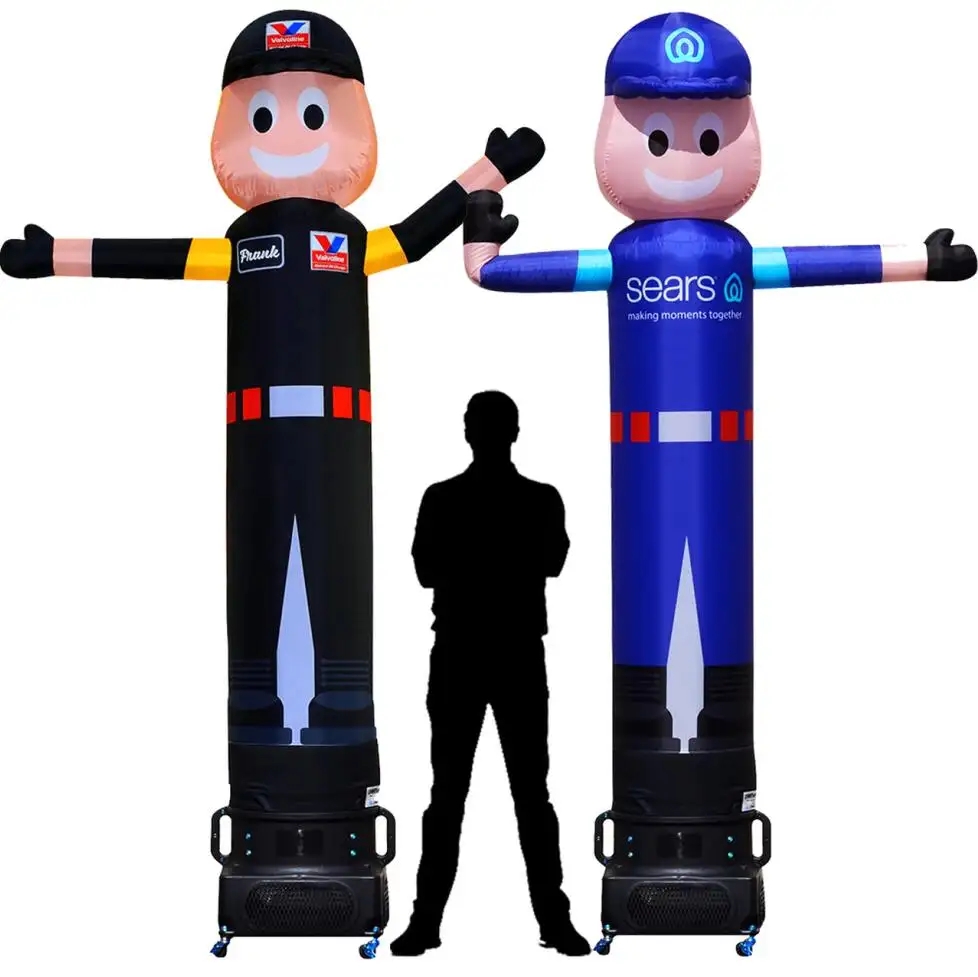 Nylon 66 Air Dancing Man Advertising Custom Size 5m With Blower