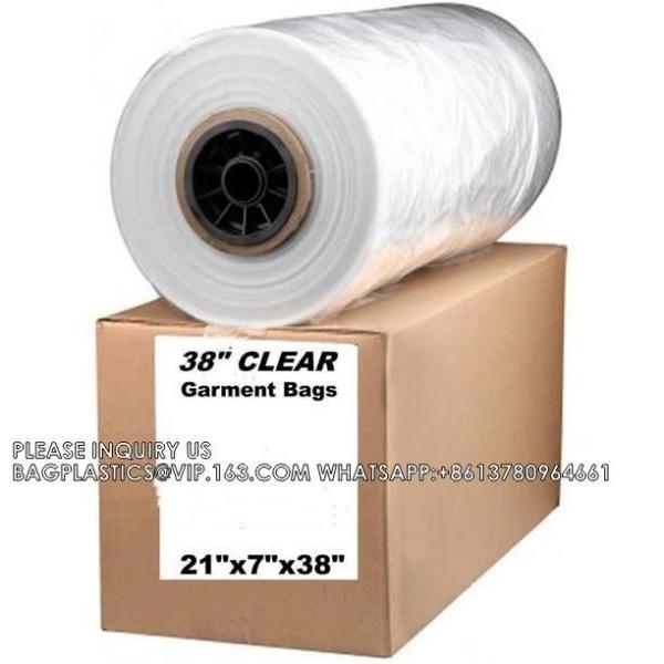 Wholesale 36 Inch Plastic Bag For Laundry Dry Cleaning Poly Bags, garment cover