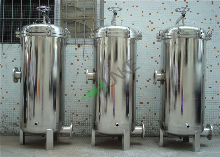 Multi Cartridge Stainless Steel Water Filter Housing SS304 SS316 For Water Treatment