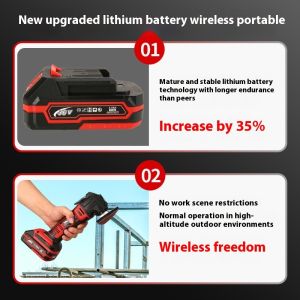 Ruishi Rechargeable Lithium Battery Oscillating Shovel Trimmer Multi-function